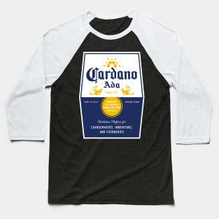 Cardano Beer Label Baseball T-Shirt